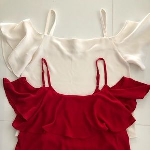 Ann Taylor Cold Shoulder Tops